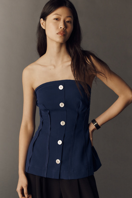 Strapless Structured Vest Top