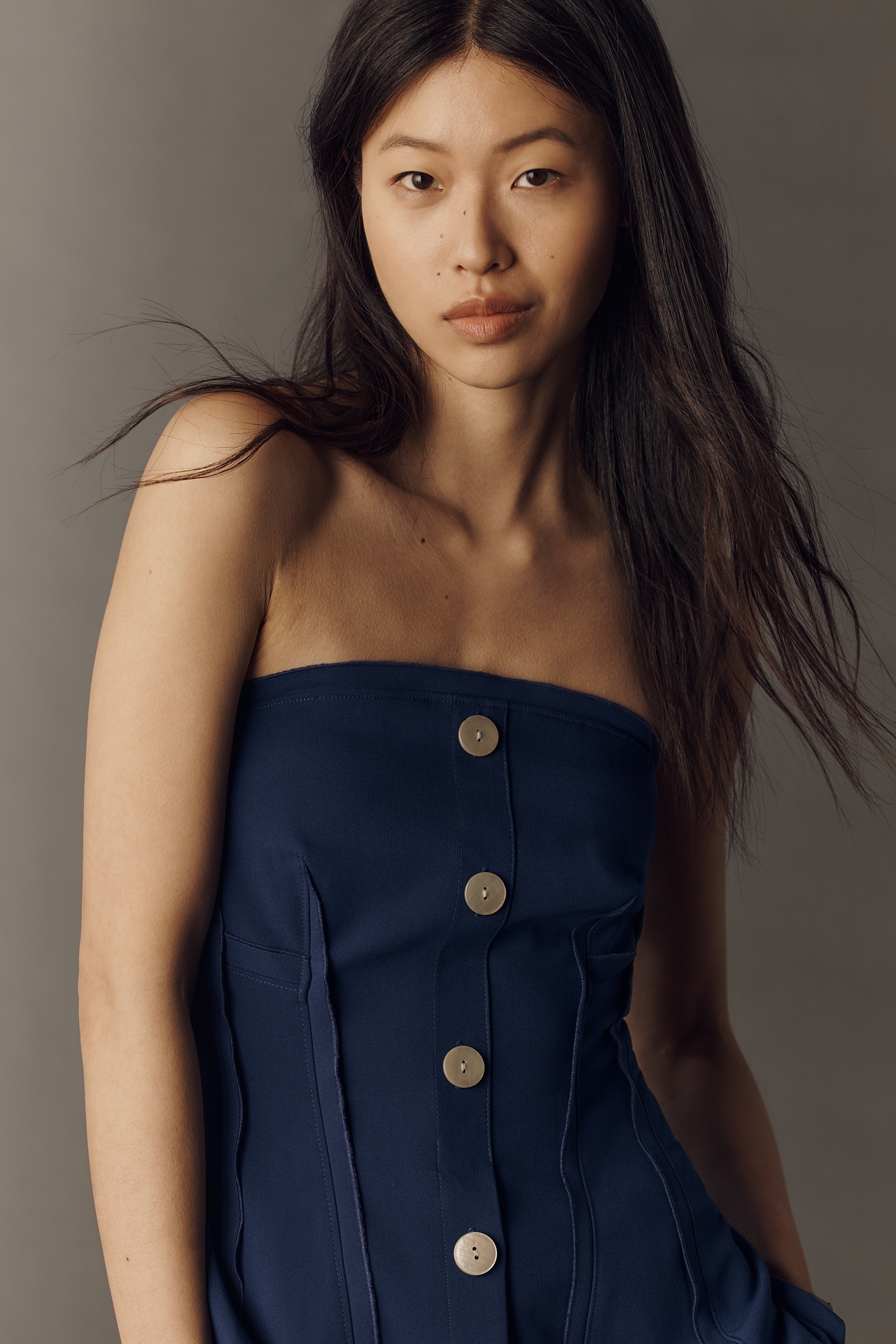 Maeve Strapless Structured Vest
