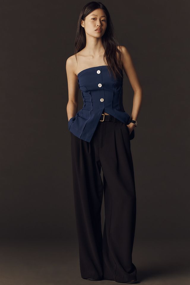 Maeve Strapless Structured Vest #3