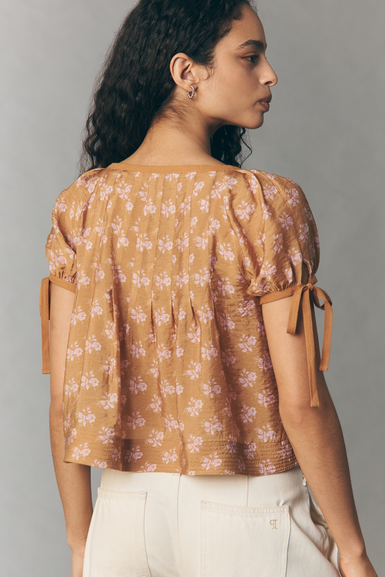 By Anthropologie Scoop-Neck Swing Top