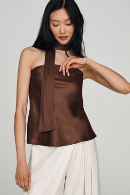Clara Strapless Scarf Top by Maeve