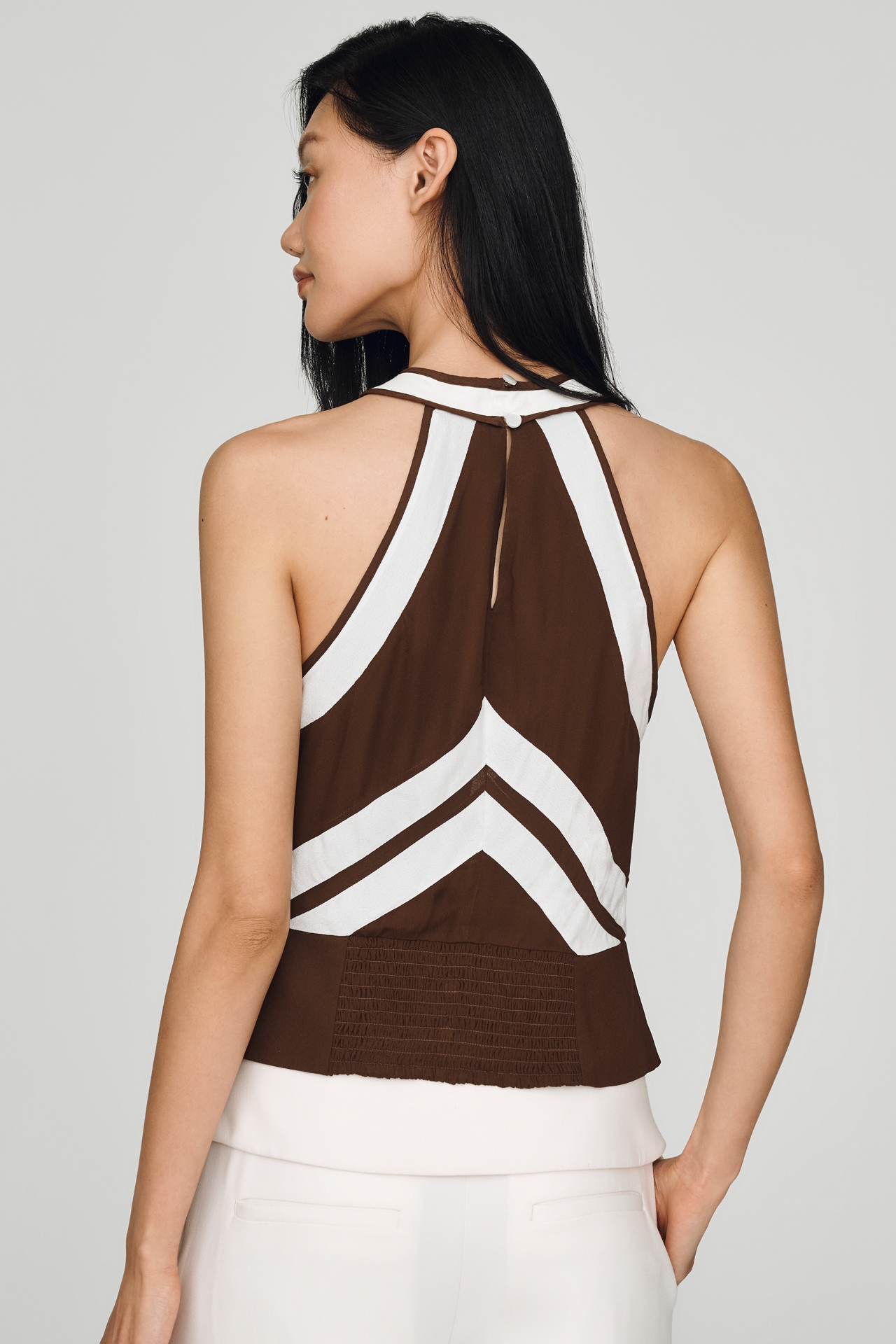 Maeve Halter Front-Tie Top