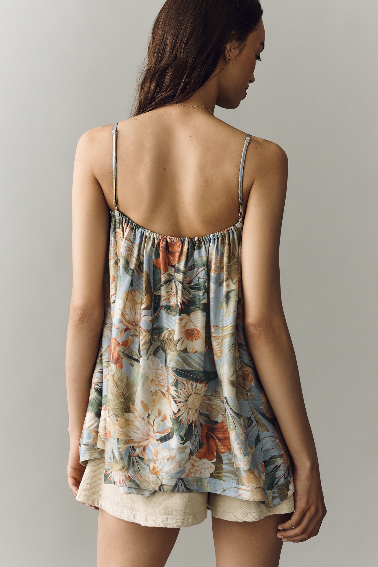 By Anthropologie Silky Tunic Cami