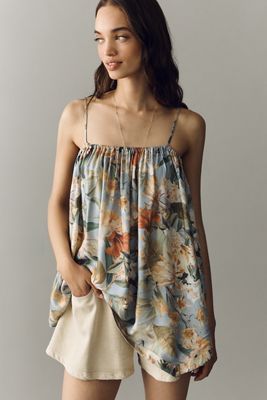 By Anthropologie Silky Tunic Cami Top