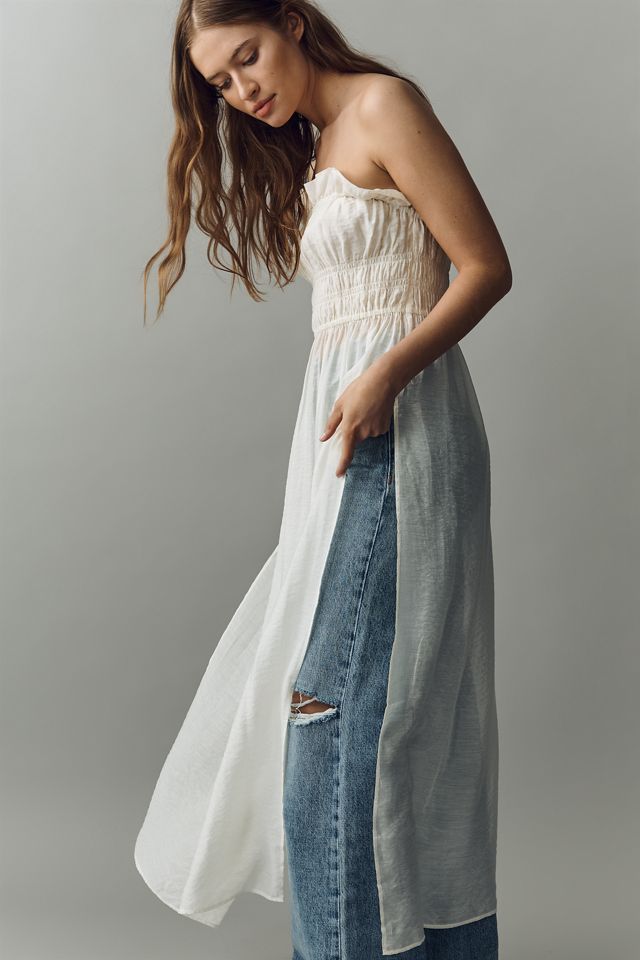 By Anthropologie Sheer Maxi Top | Anthropologie
