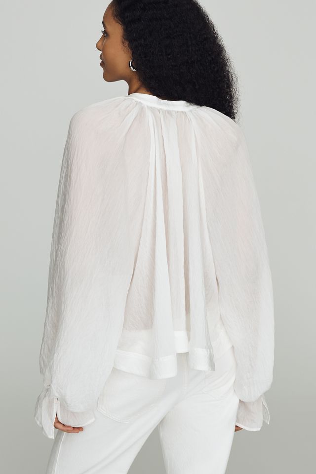 Blusa Holgada Semitransparente By Anthropologie #1