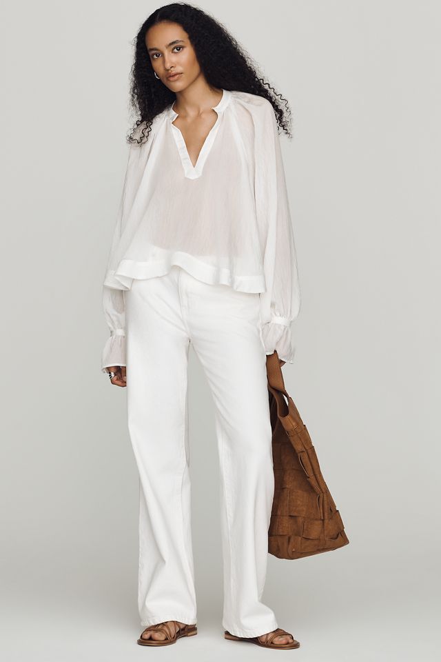 Blusa Holgada Semitransparente By Anthropologie #3