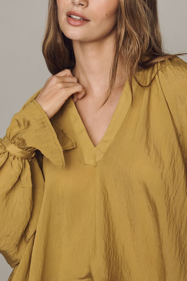 By Anthropologie Semi-Sheer Swing Blouse #2