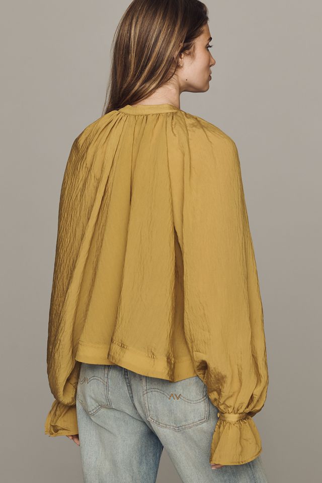By Anthropologie Semi-Sheer Swing Blouse #3