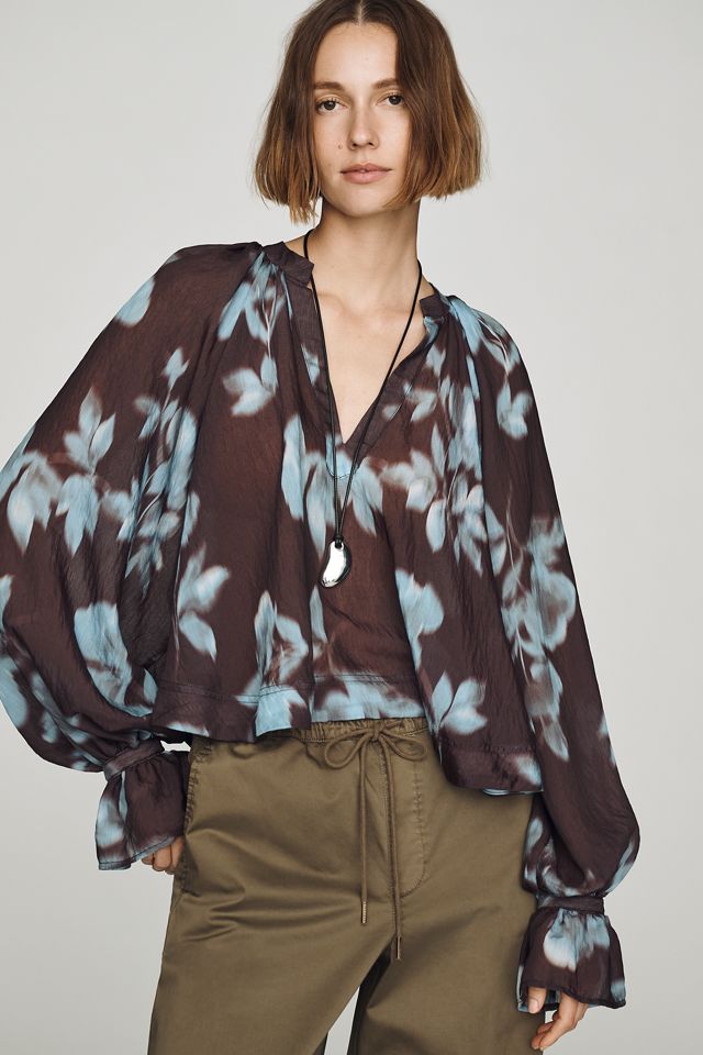 By Anthropologie Semi-Sheer Swing Blouse #1