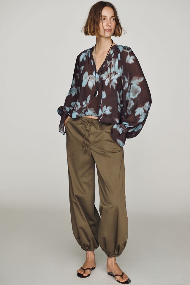 By Anthropologie Semi-Sheer Swing Blouse #2