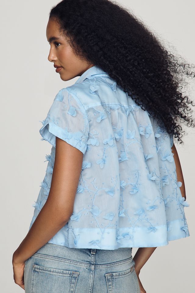 Maeve Textured Swing Top #1
