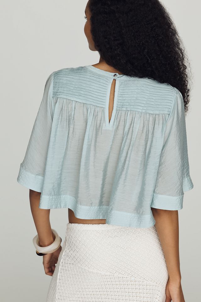 By Anthropologie Seamed Yoke Top  #1