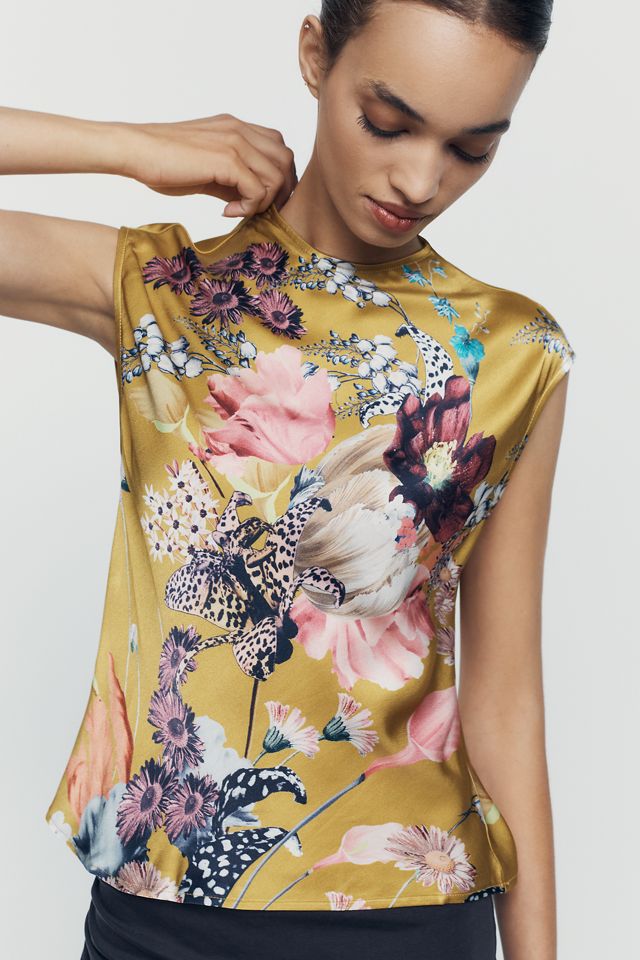 Maeve Silken Sleeveless Top #3