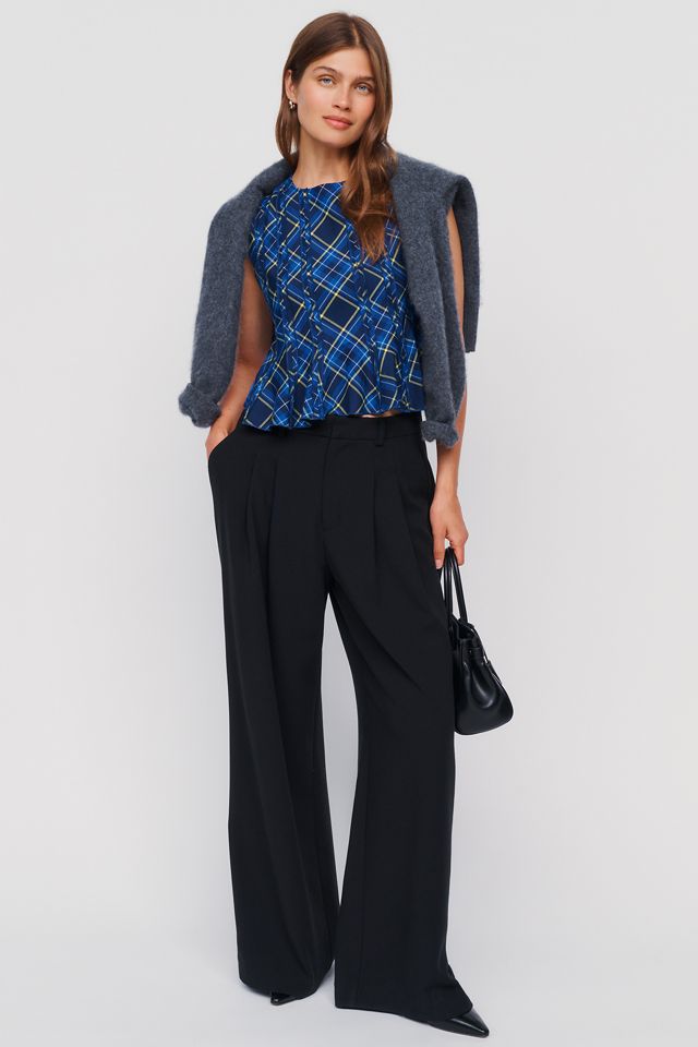 Maeve Pleated Peplum Blouse #3