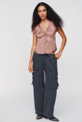 By Anthropologie Seidene Bluse