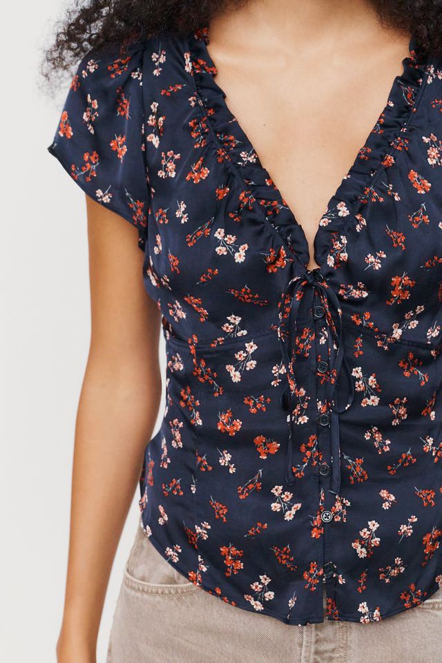 By Anthropologie Silken Blouse #1