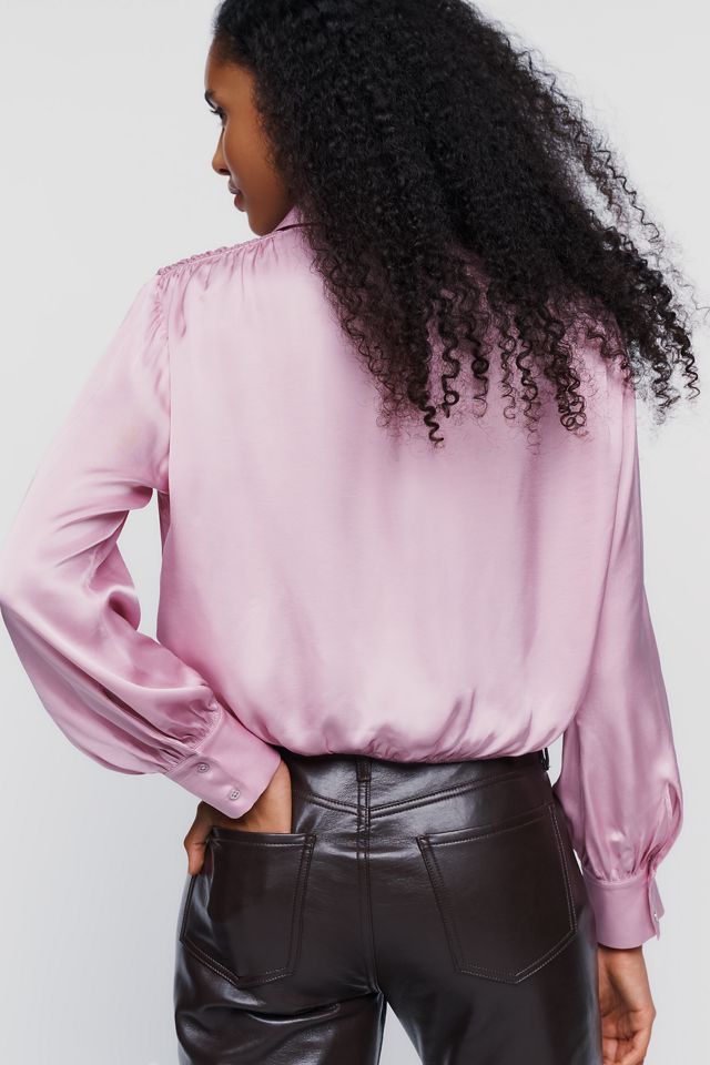 By Anthropologie Silken Cinched Blouse #1