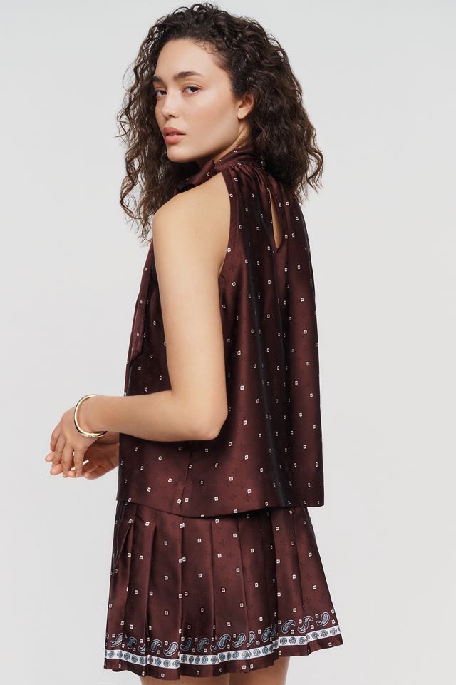 Maeve Silken Scarf Neck Top  #2