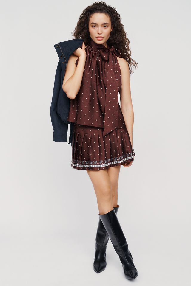 Maeve Silken Scarf Neck Top  #3