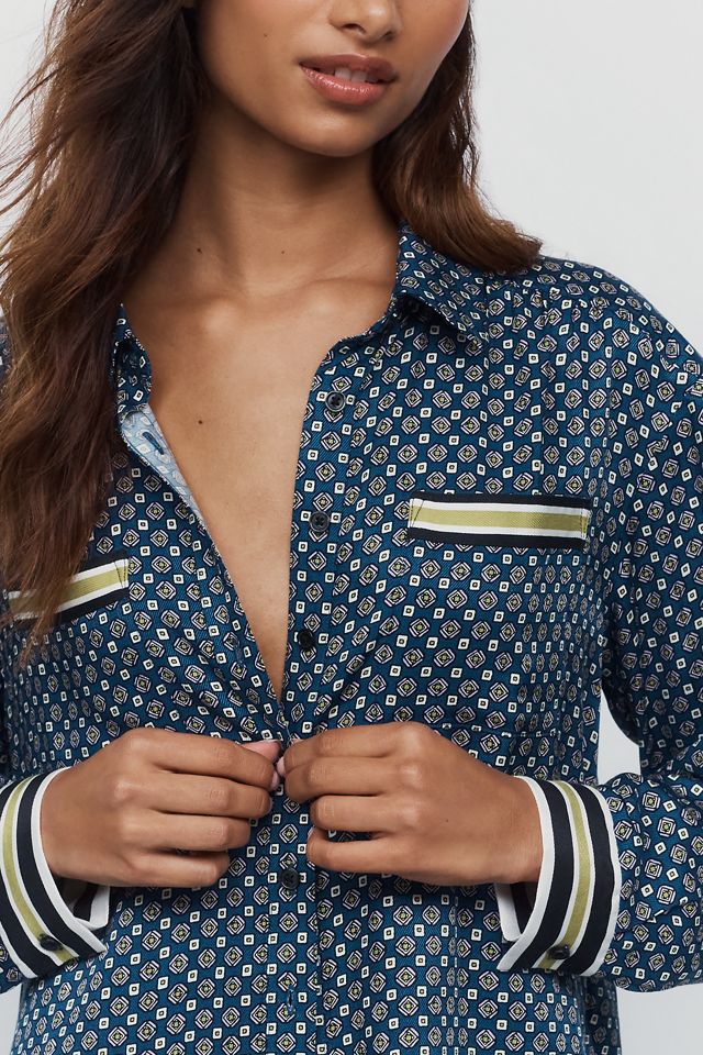 @merricksart x Maeve Rudi Silken Buttondown Shirt #2