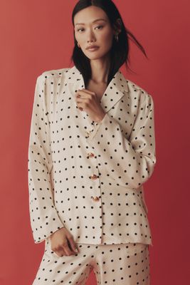 Maude Club Bodie Silk Buttondown Shirt