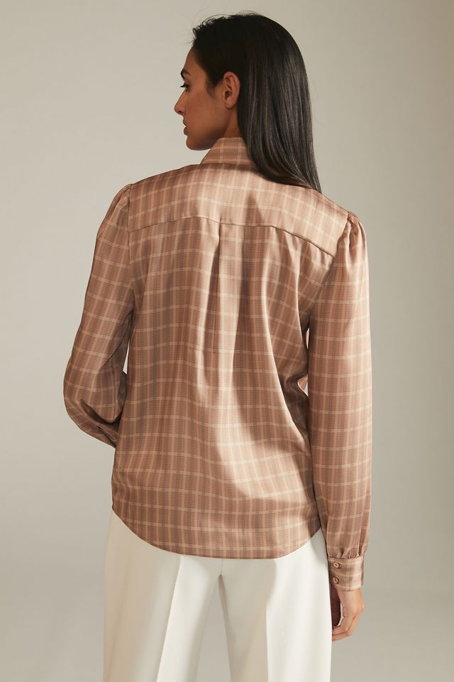 Mare Mare x Anthropologie Plaid Blouse #3