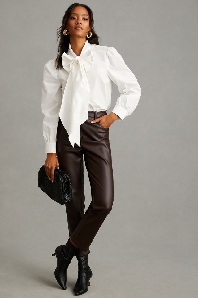 Mare Mare x Anthropologie Tie-Neck Blouse #4
