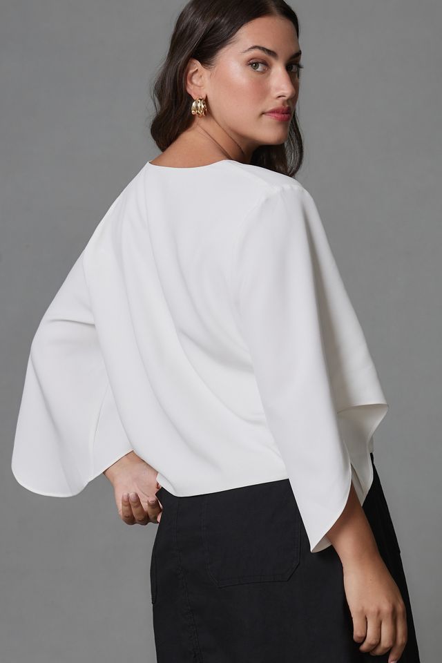 The Veronica Cape Blouse by Mare Mare x Anthropologie #6