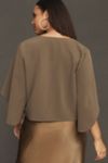 BLOUSE WITH YOKE AND NECK TIE MARE MYSTIQUE