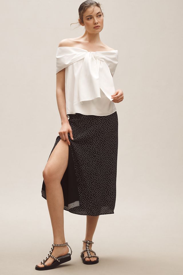 Mare Mare Off-The-Shoulder Bow Top #3