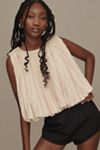 Mare Mare Sleeveless Pleated Top