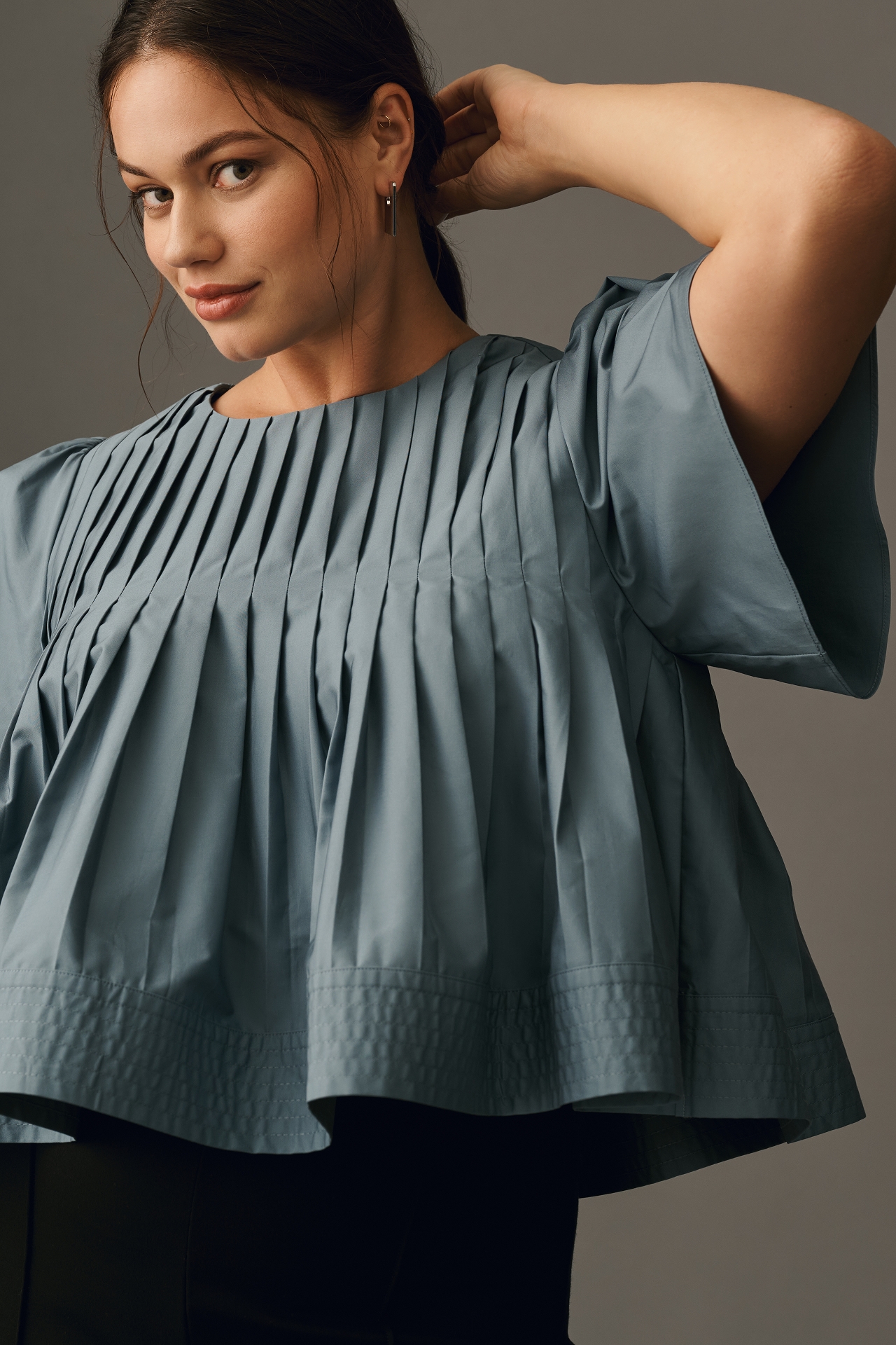 Mare Short-Sleeve Swing Top