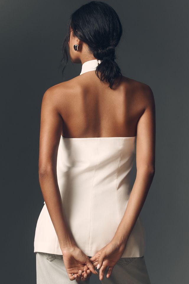 Mare Mare Cross-Neck Halter Tank #1