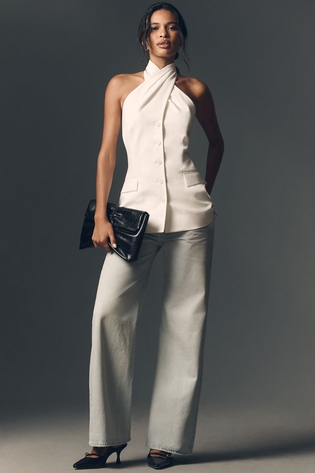 Mare Mare Cross-Neck Halter Tank #2
