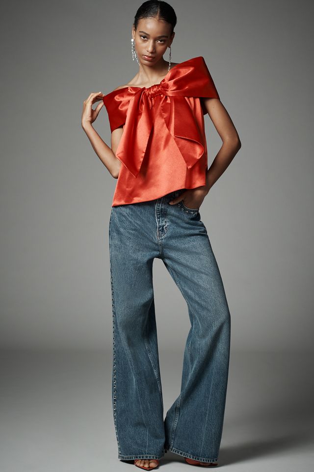 Mare Mare Off-The-Shoulder Bow Top #2