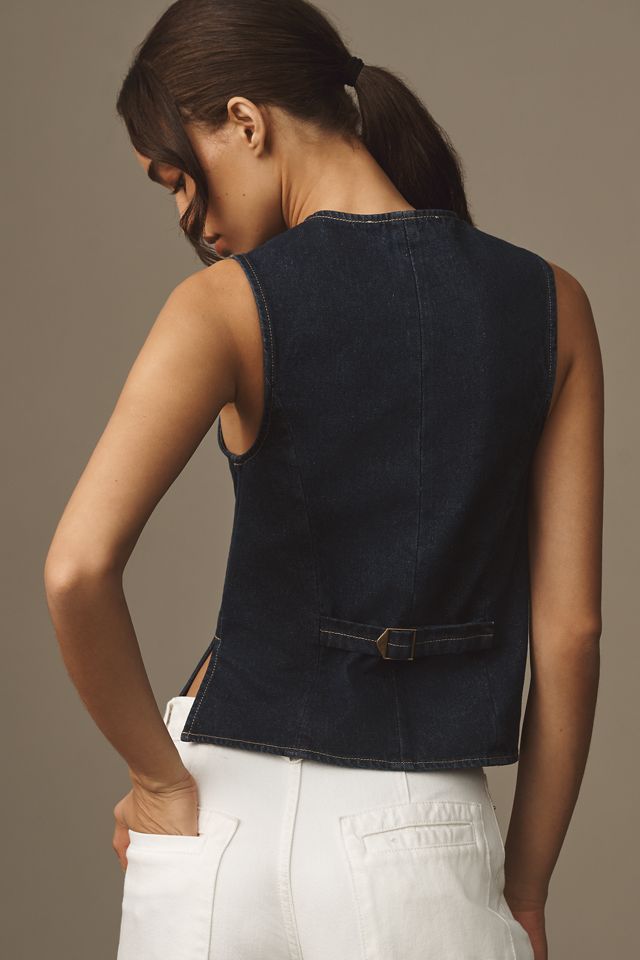 Mare Mare Tailored Denim Vest #3
