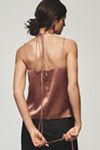 Mare Mare Tie-Neck Keyhole Silky Tank