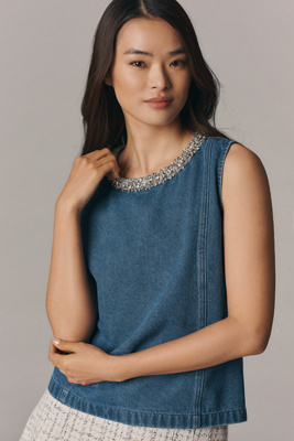 Shop Mare Mare Denim Tank Top