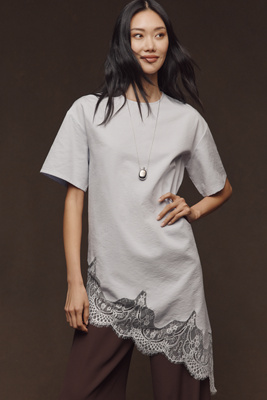 Asymmetric Lace Top