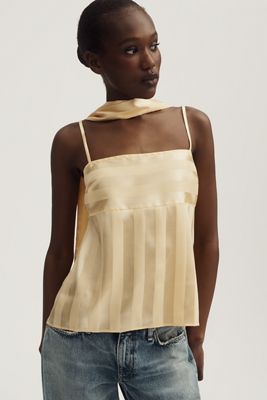 Mare Mare Square-Neck Tank with Scarf