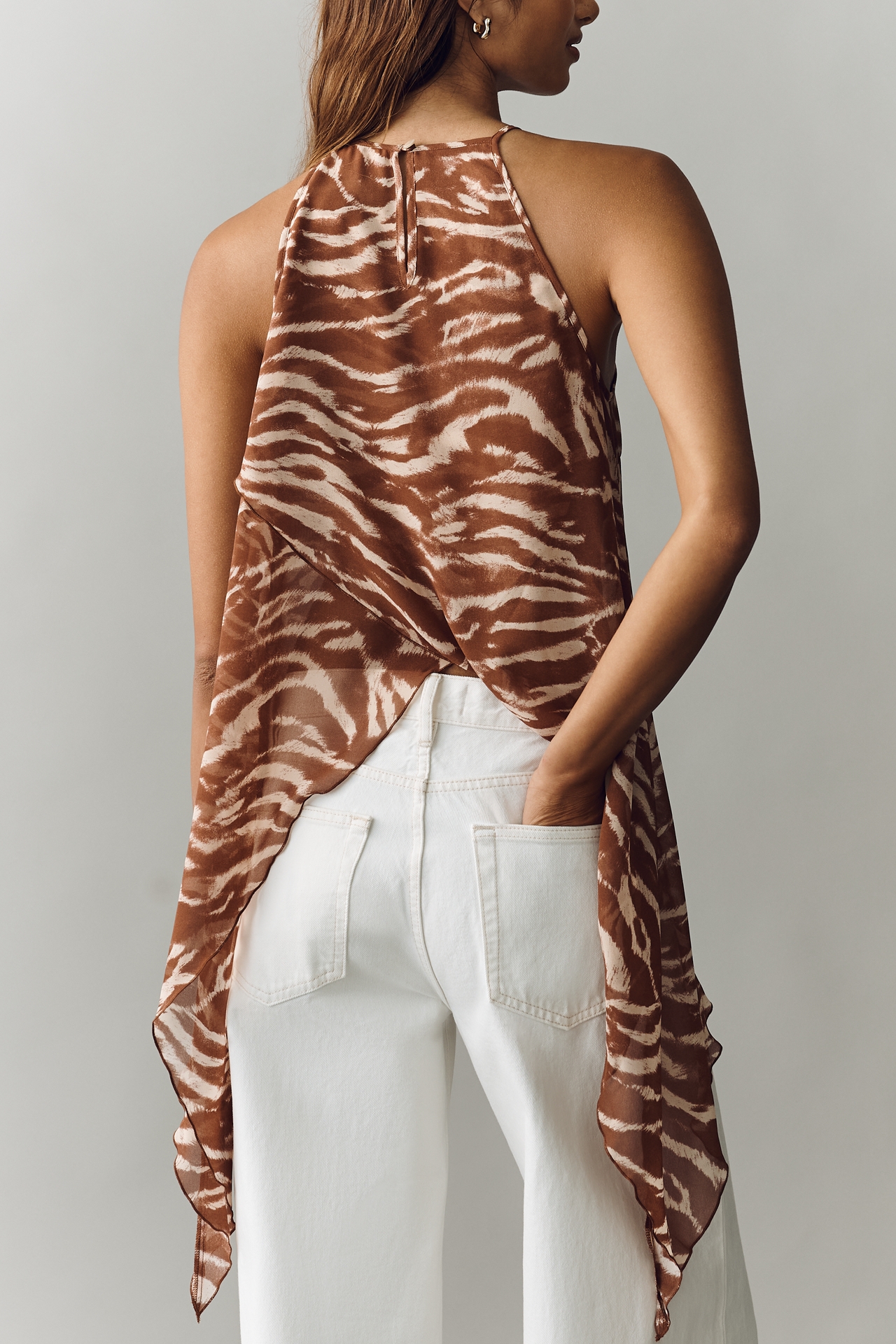 Mare Mare Sheer Halter Tunic