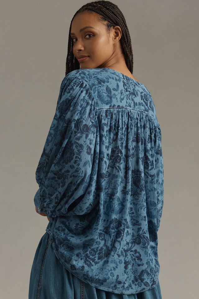 Batwing Blouse in Nero