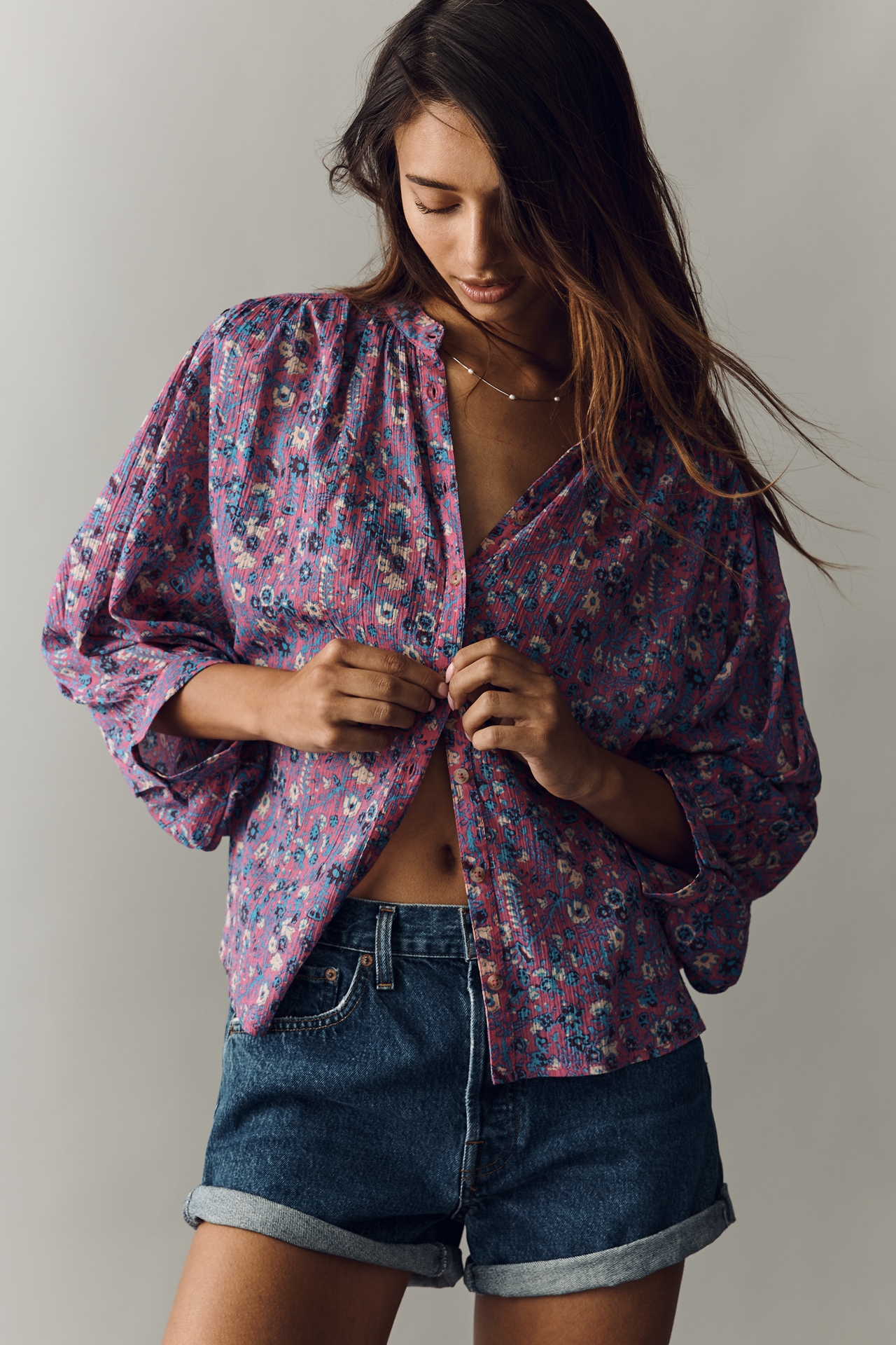 The Sidney Batwing Blouse by Pilcro