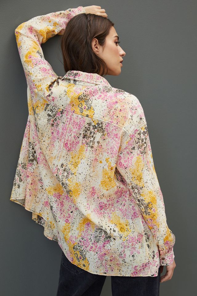 Pilcro Smocked Buttondown #2