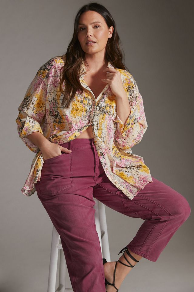 Pilcro Smocked Buttondown #7