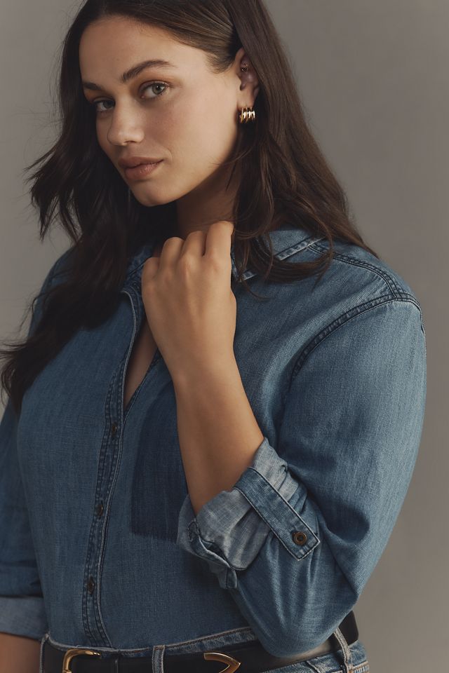 Pilcro Denim Buttondown Shirt #5