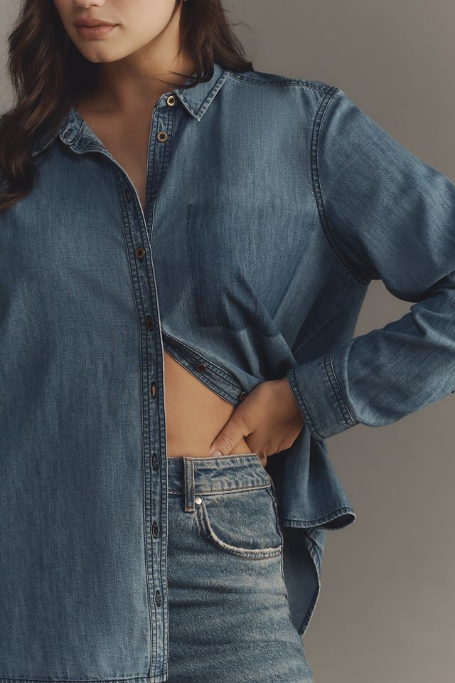 Pilcro Denim Buttondown Shirt #7