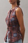 Pilcro Denim Muscle-Sleeve Mini Dress