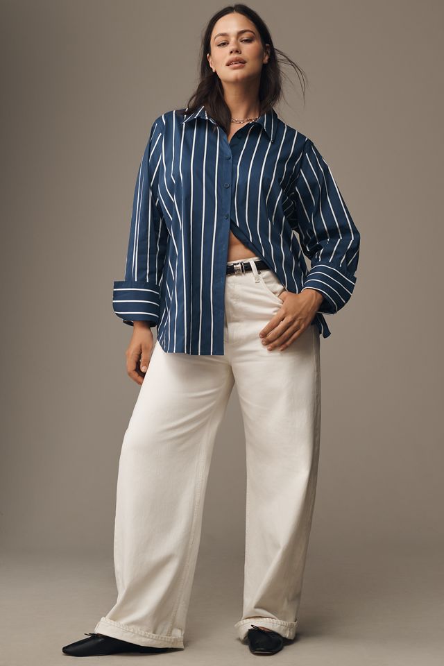 Universal Standard Plus Henning x US Madison Buttondown Shirt #1